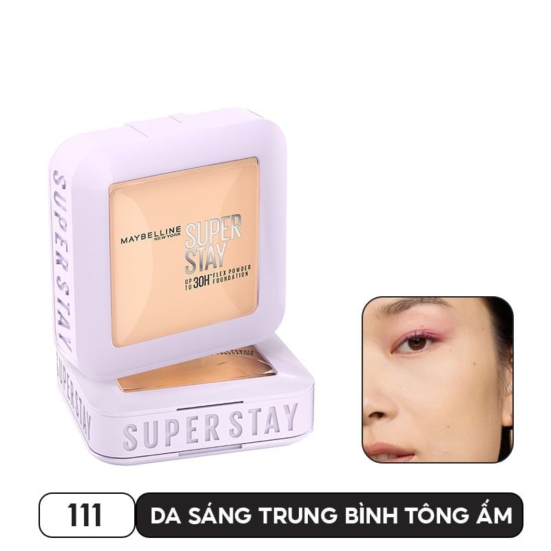 Phấn Phủ Nền Linh Hoạt Maybelline Che Phủ Mịn, Lâu Trôi, Kiềm Dầu Super Stay Up To 30H Flex Powder Foundation 9g