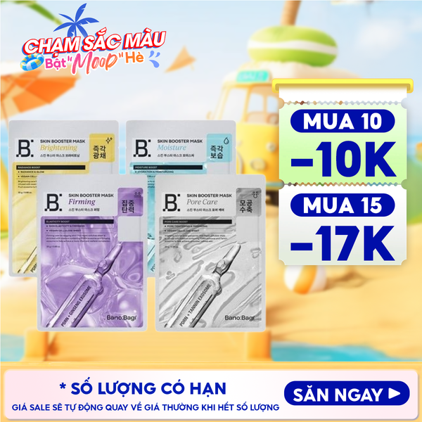  Mặt Nạ Banobagi Chăm Sóc Da, Cấp Ẩm, Hỗ Trợ Dưỡng Sáng Da Skin Booster Mask 25g 
