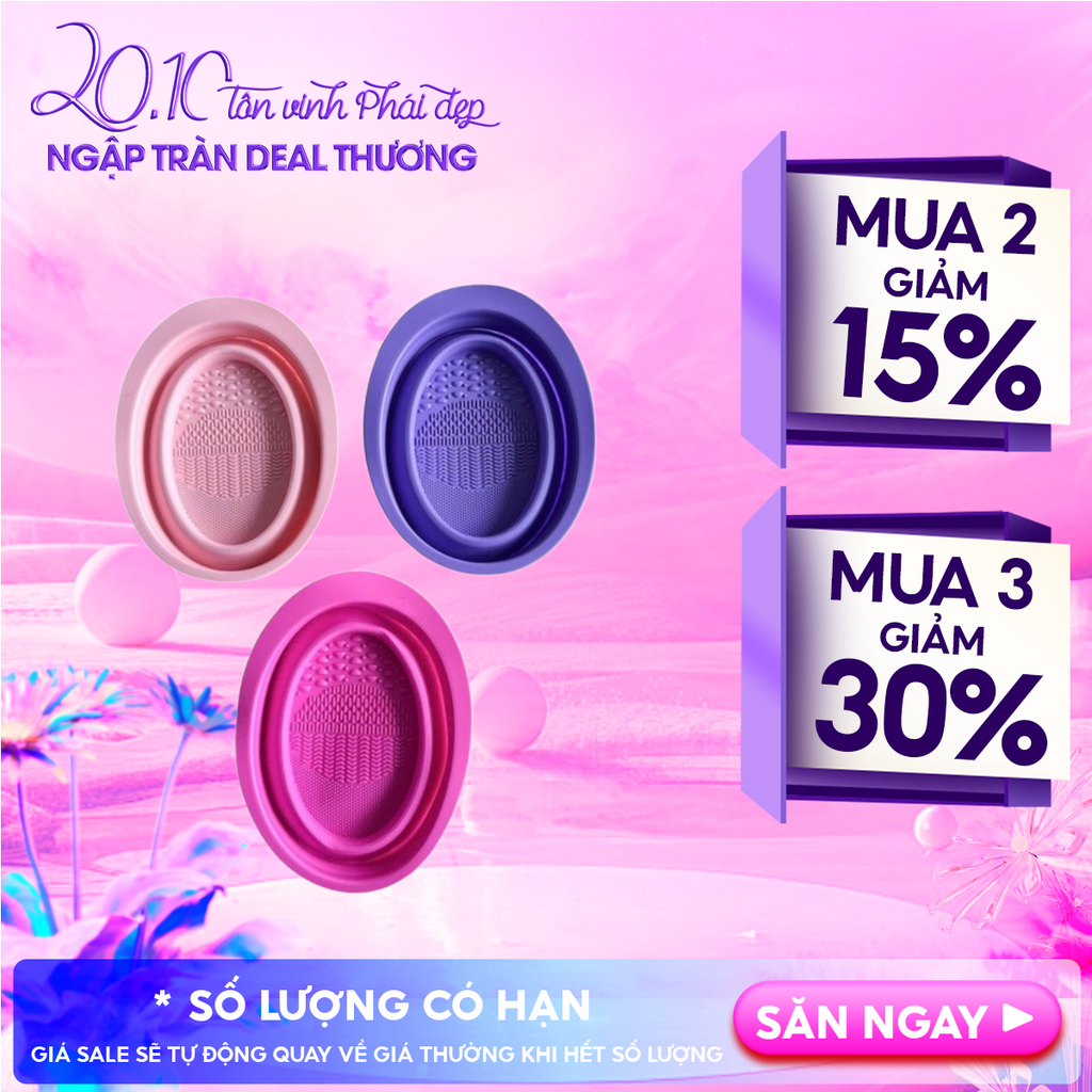 [NHẬP KHẨU] Dụng Cụ Vệ Sinh Cọ Trang Điểm TOOLA BT-TLA023 (Màu Ngẫu Nhiên)