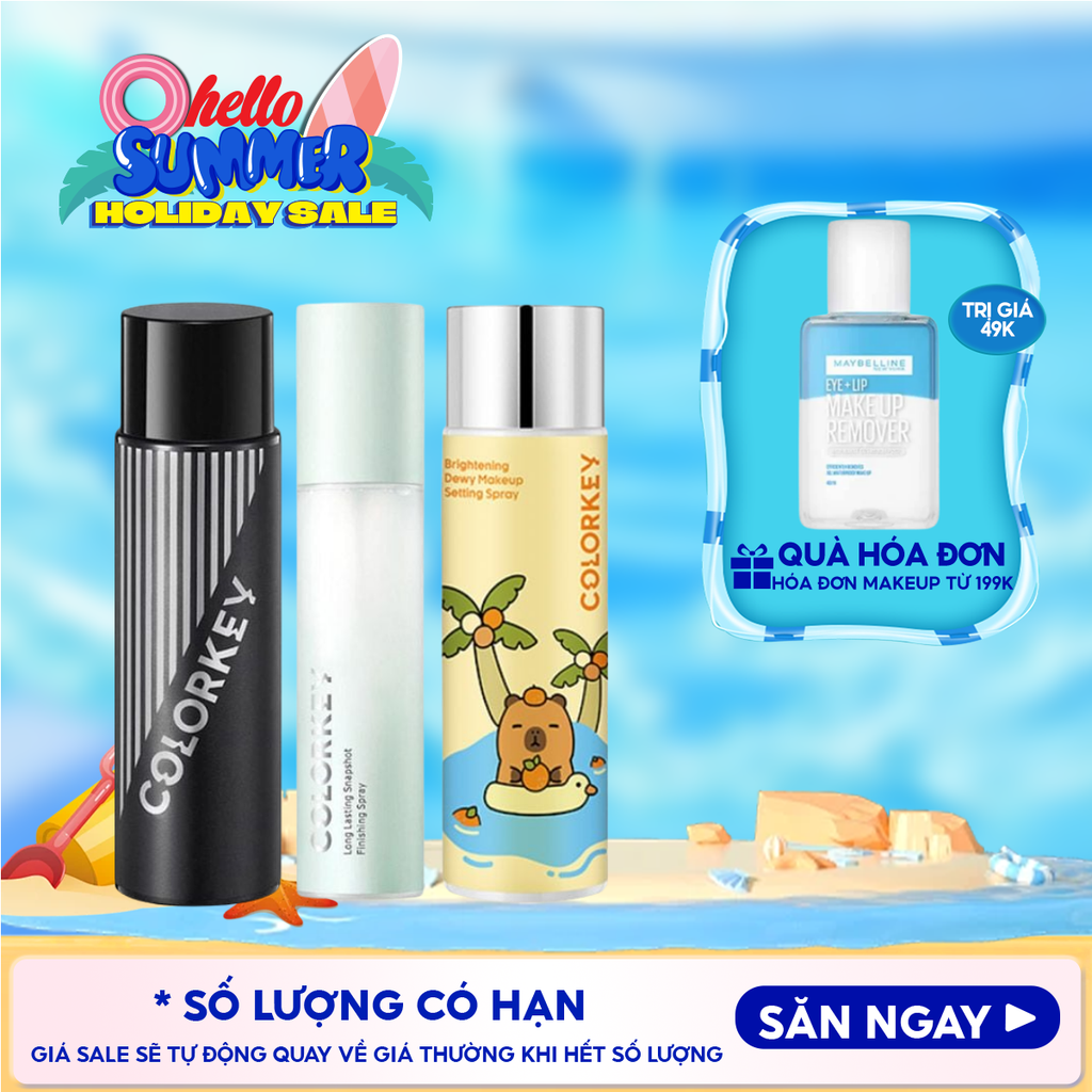 Xịt Khóa Makeup Colorkey Lâu Trôi Spray 100ml