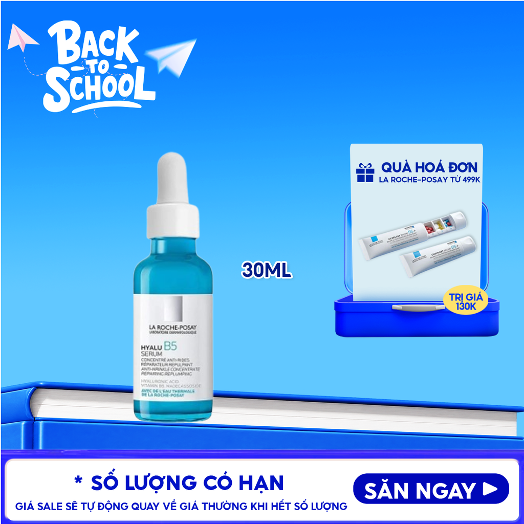 Serum La Roche-Posay Dưỡng Ẩm & Hỗ Trợ Cải Thiện Nếp Nhăn Hyalu B5 Suractivated Serum 30ml
