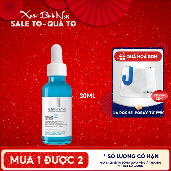  Serum La Roche-Posay Hỗ Trợ Phục Hồi Da, Cấp Ẩm Cho Da Hyalu B5 Serum 30ml 