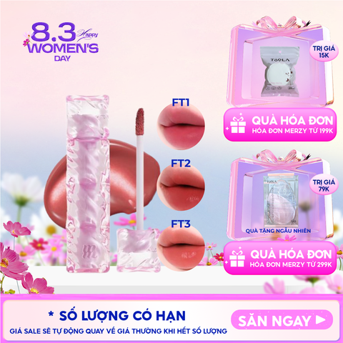 [NEW] Son Tint Merzy Mịn Lì , Bền Màu, Fit Môi Tự Nhiên Water Fit Blur Tint 3.7g