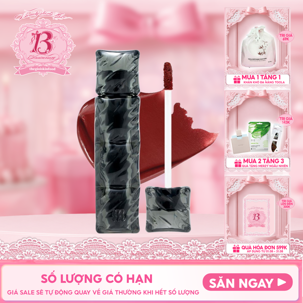  [V6 PUFFER][SON PHAO] Son Kem Lì Merzy Bền Màu, Lâu Trôi Puffer Velvet Tint 3.7g 