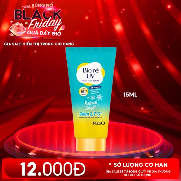  Serum Chống Nắng Dưỡng Thể Chống Bụi Bioré UV Serum 15ml 