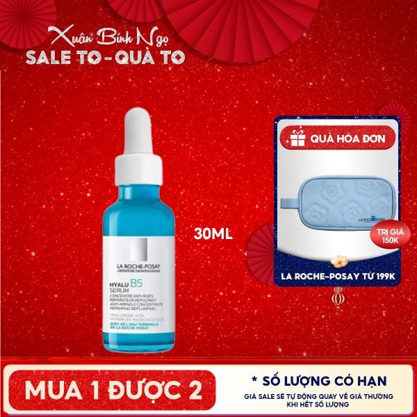  Serum La Roche-Posay Hỗ Trợ Phục Hồi Da, Cấp Ẩm Cho Da Hyalu B5 Serum 30ml 