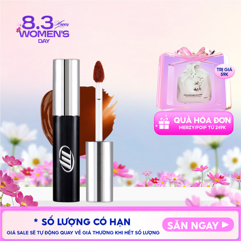 [NEW BY AI] Son Kem Lì Merzy Mịn Mượt Nhẹ Môi, Bền Màu Cyber Mellow Tint