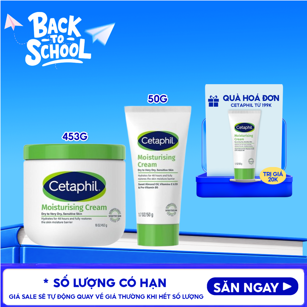 Kem Dưỡng Ẩm Cetaphil Dịu Nhẹ, Lành Tính Moisturizing Cream