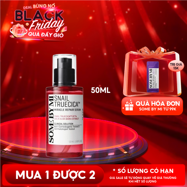  Serum Some By Mi Tinh Chất Ốc Sên Hỗ Trợ Mờ Thâm Sẹo Hàn Quốc Snail Truecica Miracle Repair Serum 50ml 
