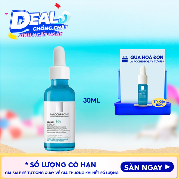  Serum La Roche-Posay Dưỡng Ẩm & Hỗ Trợ Cải Thiện Nếp Nhăn Hyalu B5 Suractivated Serum 30ml 