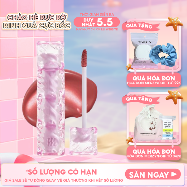  [NEW] Son Tint Merzy Mịn Lì , Bền Màu, Fit Môi Tự Nhiên Water Fit Blur Tint 3.7g 