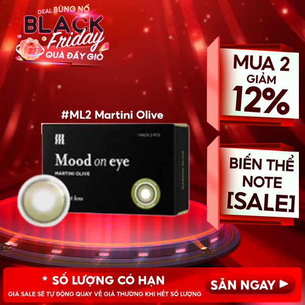  Kính Áp Tròng Merzy Lens Mắt Màu Tự Nhiên, Cao Cấp Hàn Quốc Mood On Eye Contact Lens 
