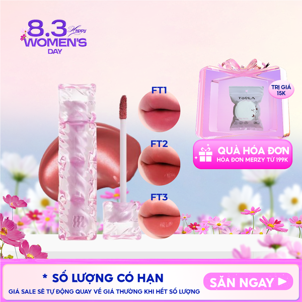  [NEW] Son Tint Merzy Mịn Lì , Bền Màu, Fit Môi Tự Nhiên Water Fit Blur Tint 3.7g 
