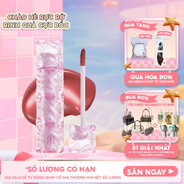  [NEW] Son Tint Merzy Mịn Lì , Bền Màu, Fit Môi Tự Nhiên Water Fit Blur Tint 3.7g 
