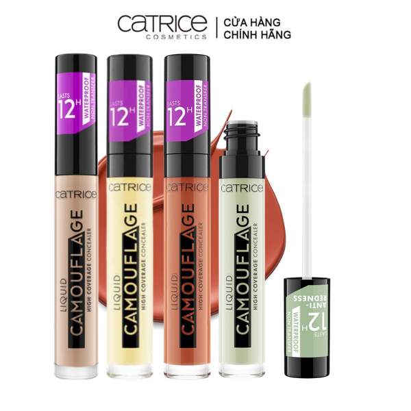  Che khuyết điểm chống nước 12h Catrice Liquid Camouflage High Coverage Concealer 