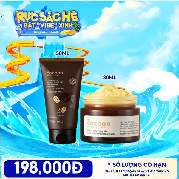  Kem Tẩy Da Chết Cocoon Chiết Xuất Cà Phê Đắk Lắk Dak Lak Coffee Face Polish 150ml 