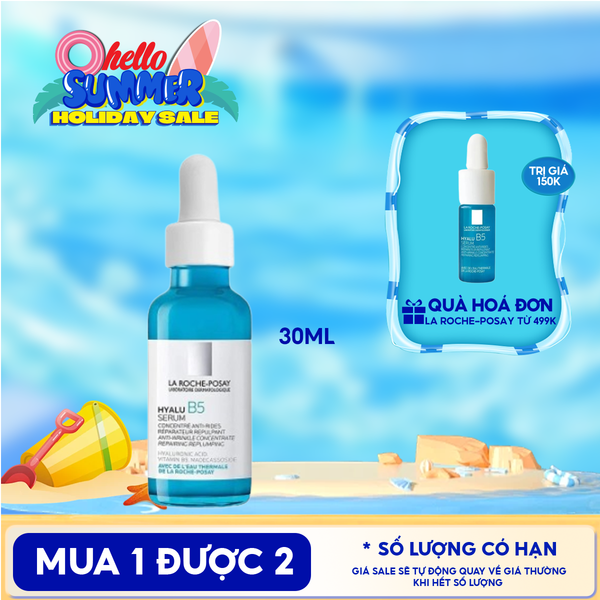  Serum La Roche-Posay Dưỡng Ẩm & Hỗ Trợ Cải Thiện Nếp Nhăn Hyalu B5 Suractivated Serum 30ml 