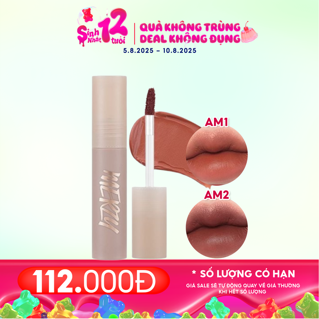 [Academia Collection] Son Kem Merzy Siêu Lì, Lâu Trôi, Lên Màu Chuẩn Academia Mellow Tint 4g