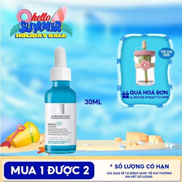  Serum La Roche-Posay Dưỡng Ẩm & Hỗ Trợ Cải Thiện Nếp Nhăn Hyalu B5 Suractivated Serum 30ml 