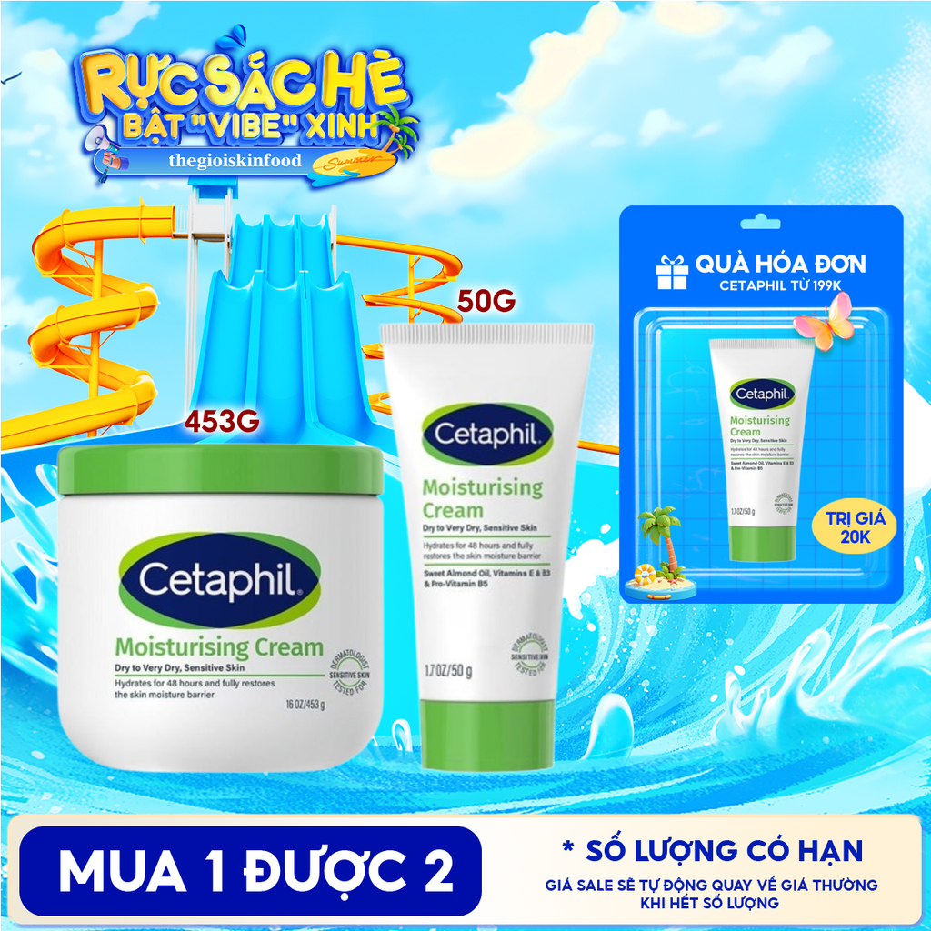 Kem Dưỡng Ẩm Cetaphil Dịu Nhẹ, Lành Tính Moisturizing Cream
