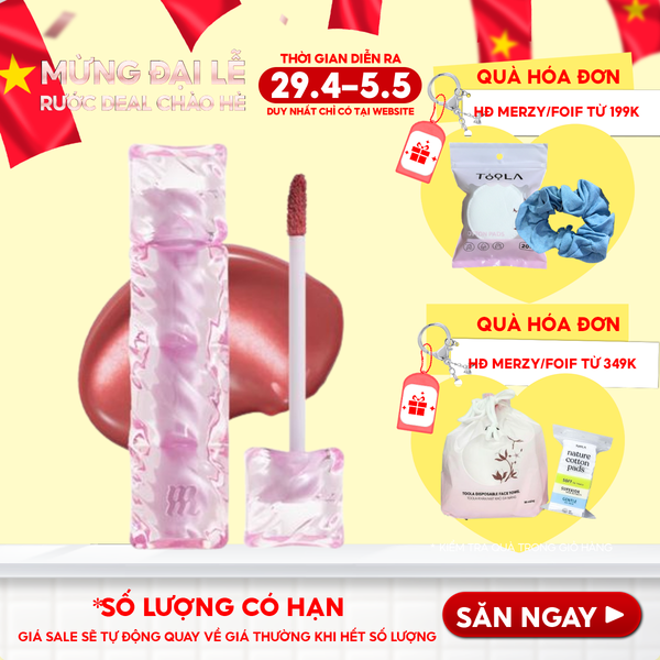  [NEW] Son Tint Merzy Mịn Lì , Bền Màu, Fit Môi Tự Nhiên Water Fit Blur Tint 3.7g 