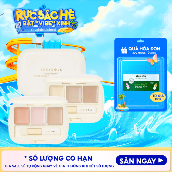  Bảng Che Khuyết Điểm 3 Ô Judydoll Three-Color Concealer Palette 2.7g 