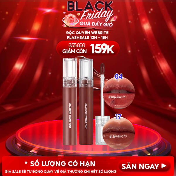  [Màu 1-17] Son Tint Nước Romand Siêu Lì, Lâu Trôi Glasting Water Tint 4g 
