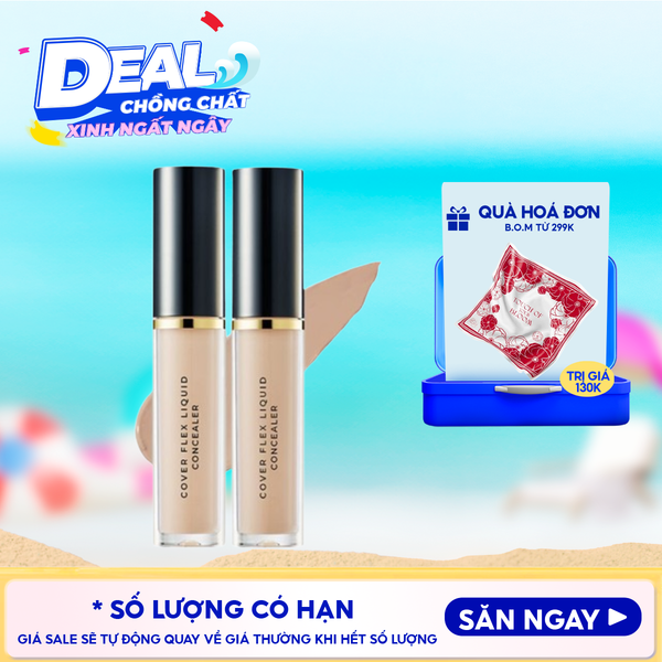  Kem Che Khuyết Điểm B.O.M Cover Flex Liquid Concealer 5.5g 