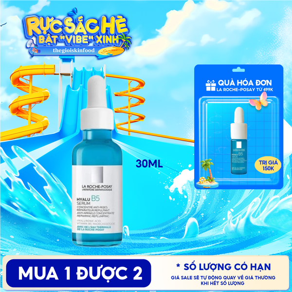  Serum La Roche-Posay Dưỡng Ẩm & Hỗ Trợ Cải Thiện Nếp Nhăn Hyalu B5 Suractivated Serum 30ml 