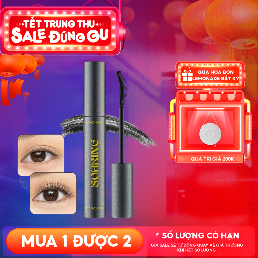 Mascara Lemonade Chuốt Mi Giúp Làm Tơi & Dày Mi Soaring Mascara 6ml