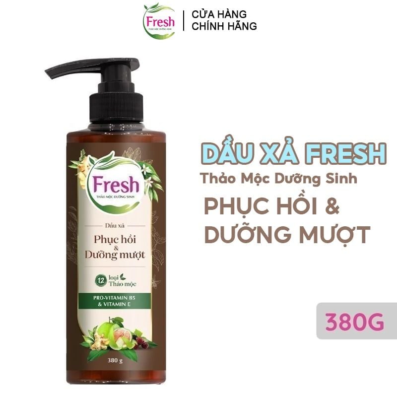 Dầu Xả Fresh Thảo Mộc Dưỡng Sinh 380g #Phục Hồi & Dưỡng Mượt