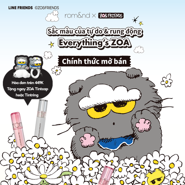  Bộ Sưu Tập Phiên Bản Giới Hạn Romand X ZO&FRIENDS 