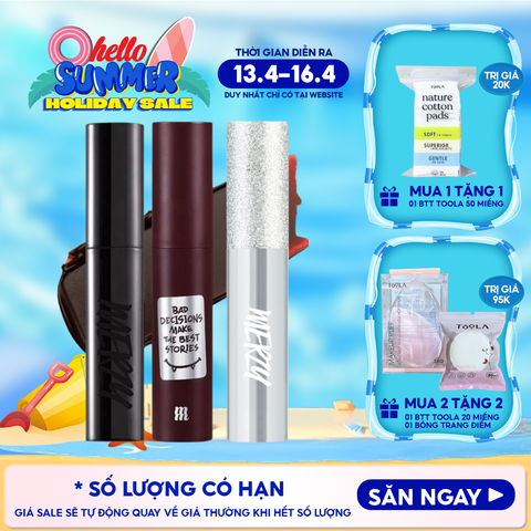 [Merzy Glam M13 Vỏ Bạc] Son Kem Merzy Siêu Lì, Mịn Môi Noir In The Mellow Tint