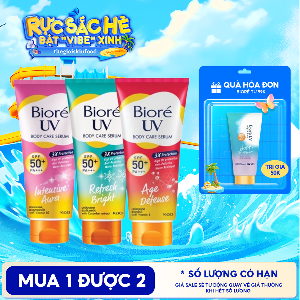 Serum Dưỡng Thể Chống Nắng Bioré Kháng Bụi UV Anti-Pollution Body Care SPF50+/PA+++