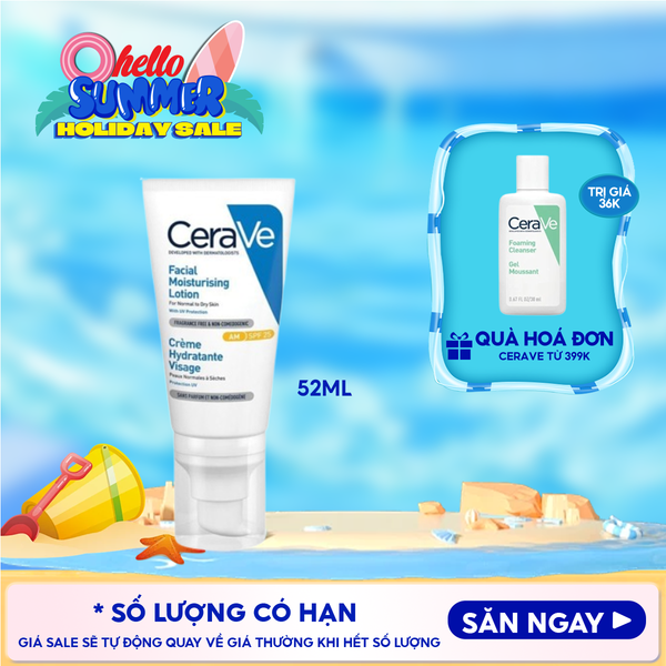  Gel Dưỡng Ẩm Kiềm Dầu Cerave Oil Control Moisturizing Gel-Cream 52ml 