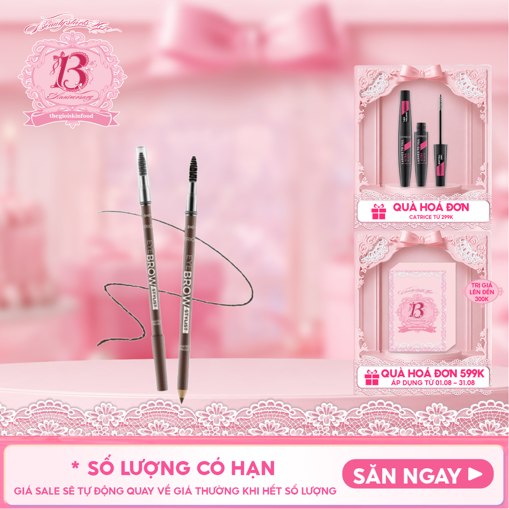 Chì Kẻ Mày 2 Đầu Catrice Lâu Trôi Eye Brow Stylist 1.4g