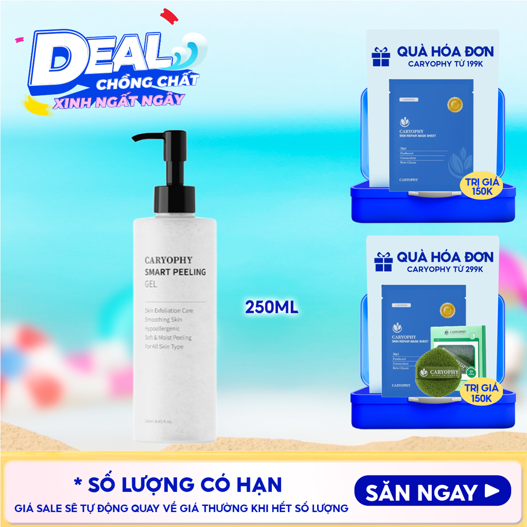 Tẩy Tế Bào Chết Caryophy Ngăn Ngừa Mụn Smart Peeling Gel 250ml