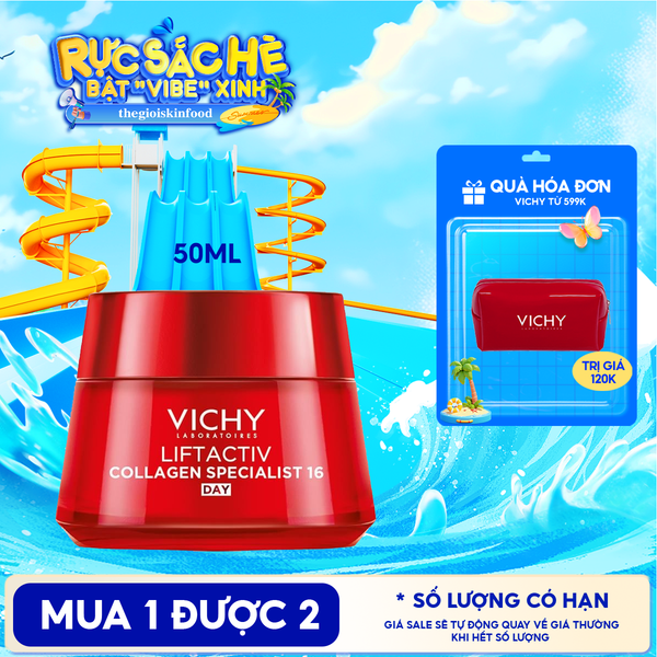  Kem Dưỡng Vichy Collagen Cải Thiện Lão Hóa Da Liftactiv Collagen Specialist 