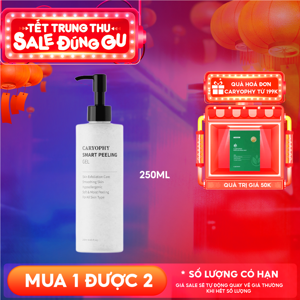 Tẩy Tế Bào Caryophy Chết Ngăn Ngừa Mụn Smart Peeling Gel 250ml