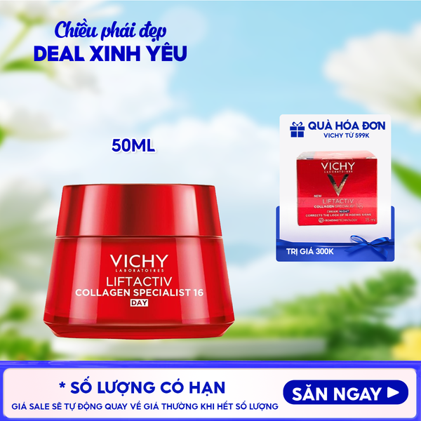  Kem Dưỡng Vichy Collagen Cải Thiện Lão Hóa Da Liftactiv Collagen Specialist 