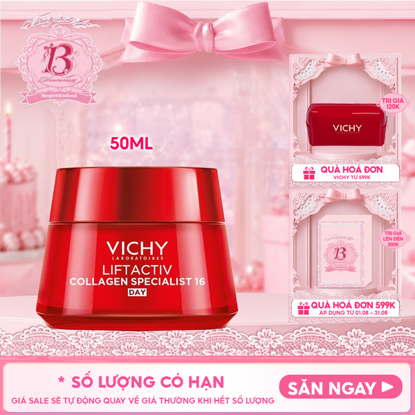 Kem Dưỡng Vichy Collagen Cải Thiện Lão Hóa Da Liftactiv Collagen Specialist 