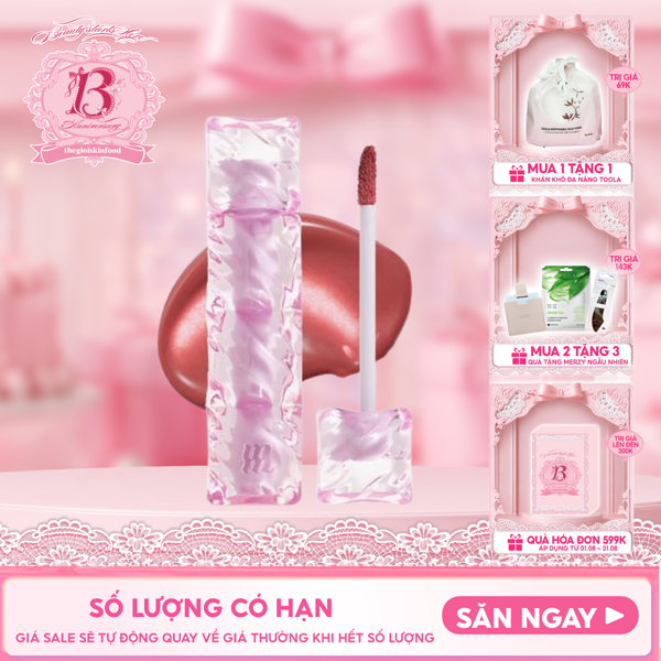  Son Tint Merzy Mịn Lì , Bền Màu, Fit Môi Tự Nhiên Water Fit Blur Tint 3.7g 