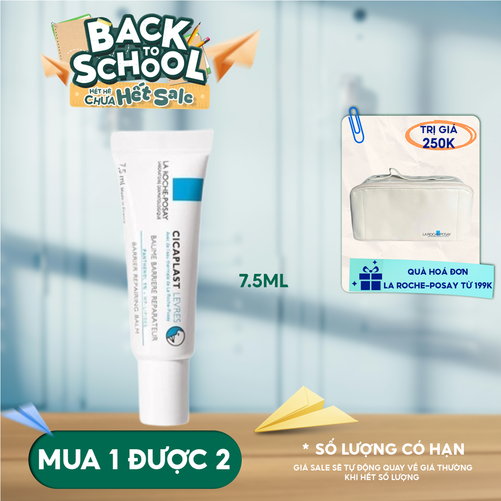 Kem Dưỡng Môi La Roche-Posay Bổ Sung Độ Ẩm Và Bảo Vệ Môi Cicaplast Levres Barrier Repairing Balm 7.5ml