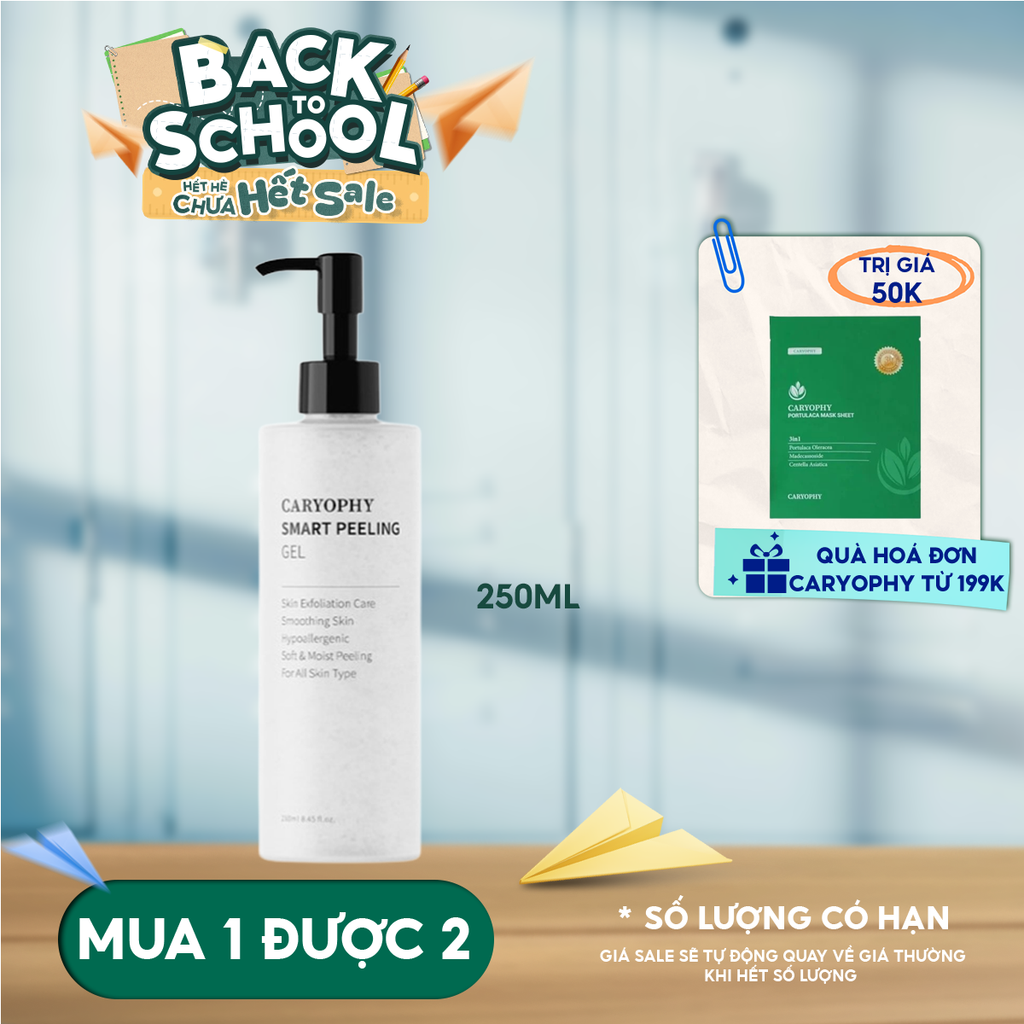 Tẩy Tế Bào Caryophy Chết Ngăn Ngừa Mụn Smart Peeling Gel 250ml