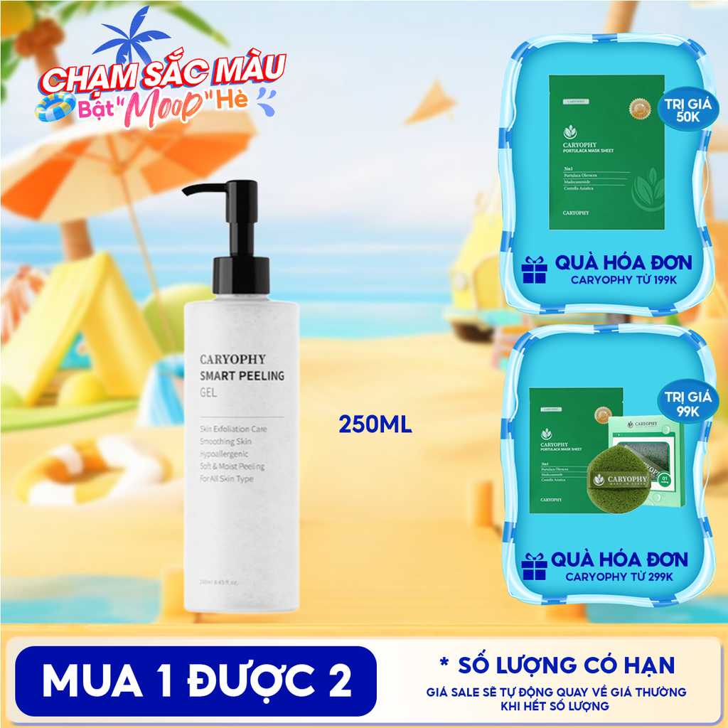Tẩy Tế Bào Chết Caryophy Ngăn Ngừa Mụn Smart Peeling Gel 250ml