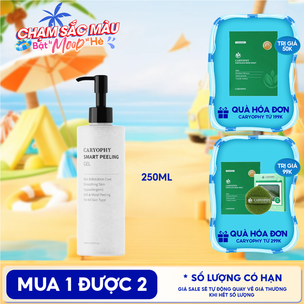  Tẩy Tế Bào Chết Caryophy Ngăn Ngừa Mụn Smart Peeling Gel 250ml 
