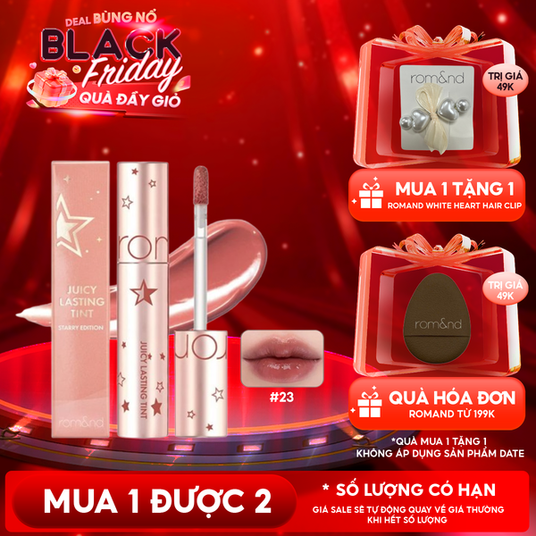  [Juicy Lasting Tint Starry Edition - Màu 23] Son Tint Lì Romand Juicy Lasting Tint Starry Edition 5.5g 