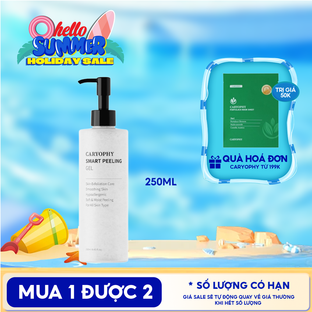 Tẩy Tế Bào Chết Caryophy Ngăn Ngừa Mụn Smart Peeling Gel 250ml