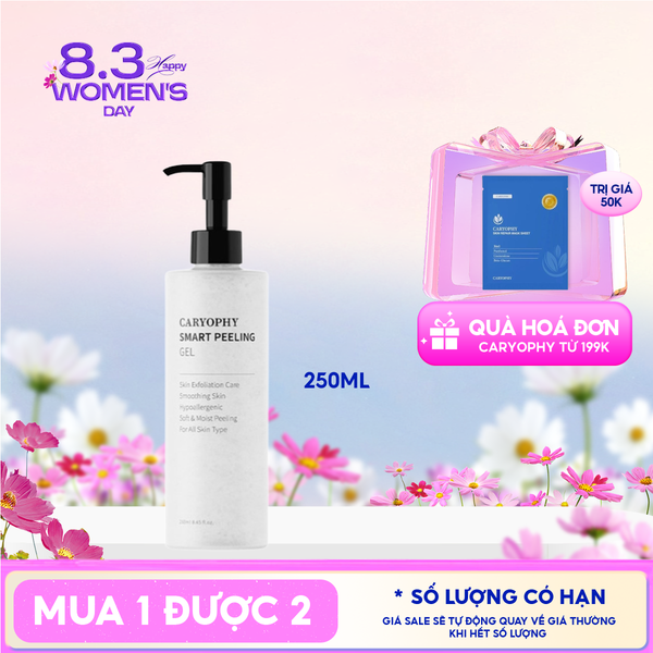 Tẩy Tế Bào Chết Caryophy Ngăn Ngừa Mụn Smart Peeling Gel 250ml 