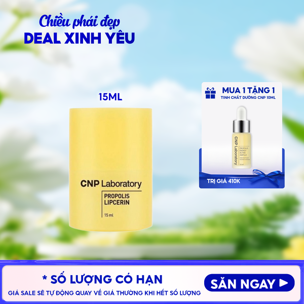  Dưỡng Môi CNP Laboratory Keo Ong, Cấp Ẩm Môi Propolis Lipcerin 15ml 